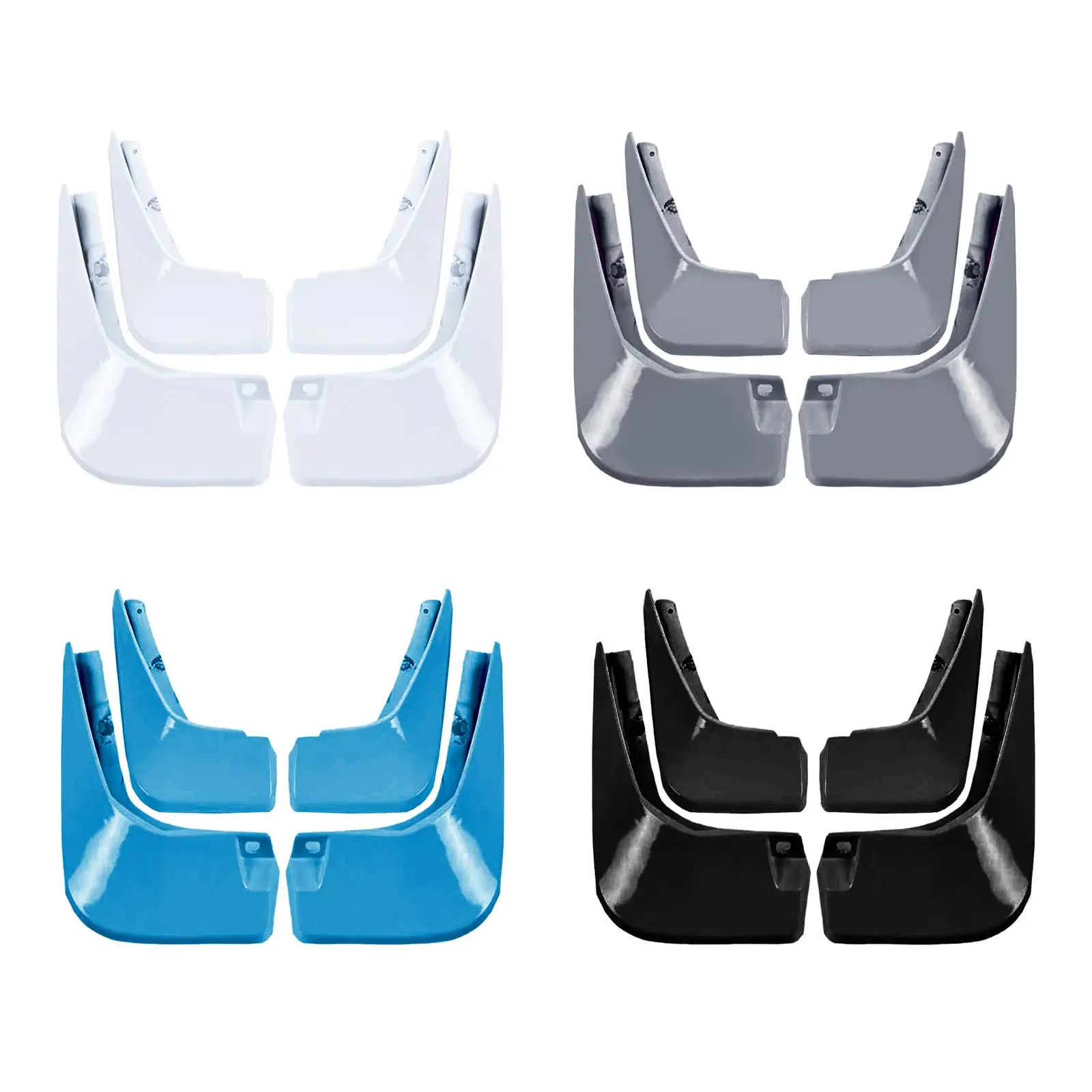 

4 Pieces Sturdy Mudguards Fender Auto Heat Resistant for Byd Yuan Plus 2022 Replacement Accessory Spare Parts Modification