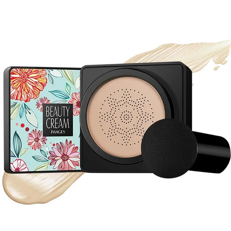 

CC Cream Foundation Mushroom Head Natural Concealer Beauty Cream Air Cushion Foundation BB Cream Concealer Moisturizing Bright