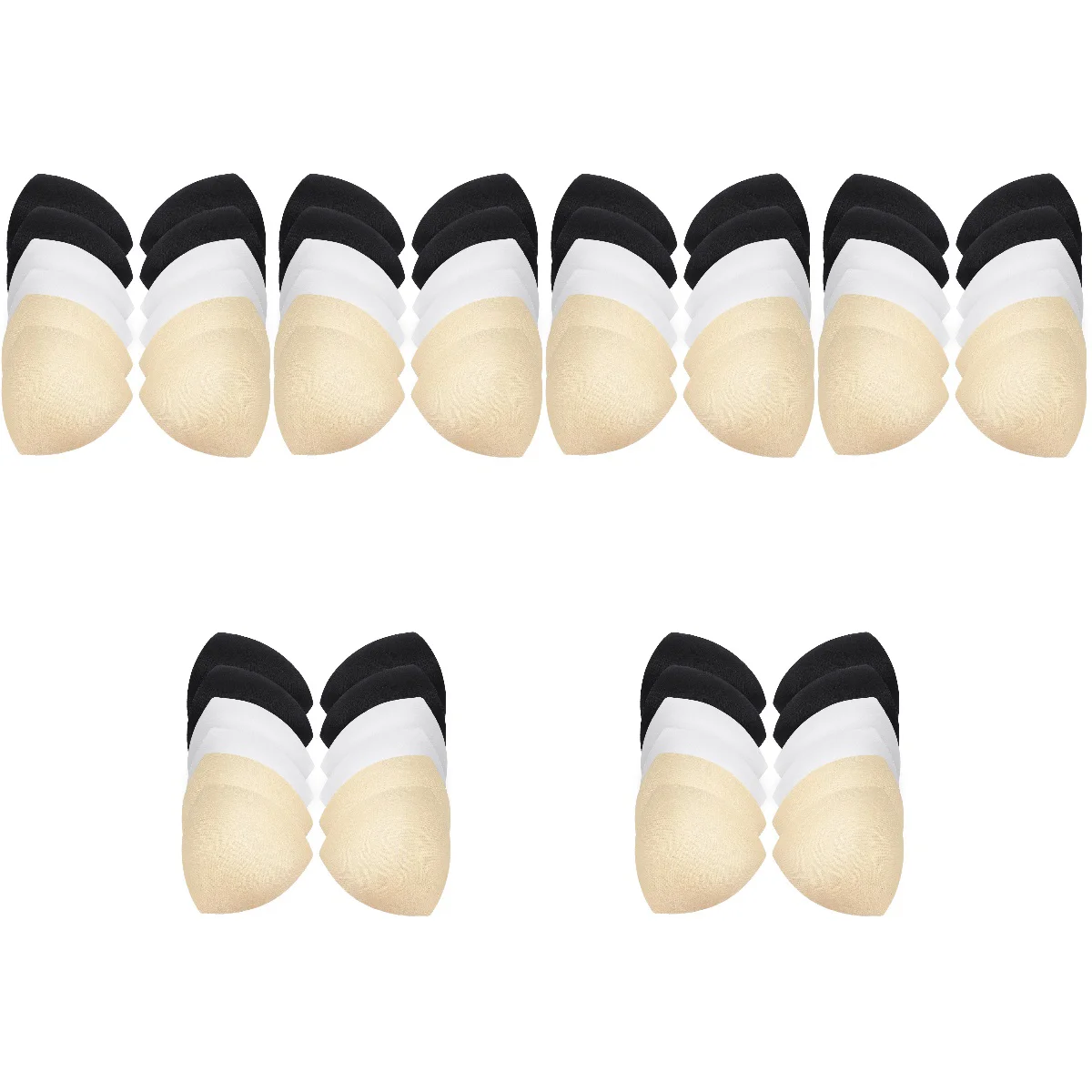 

36 пар, подкладки для бюстгальтера с эффектом пуш-ап