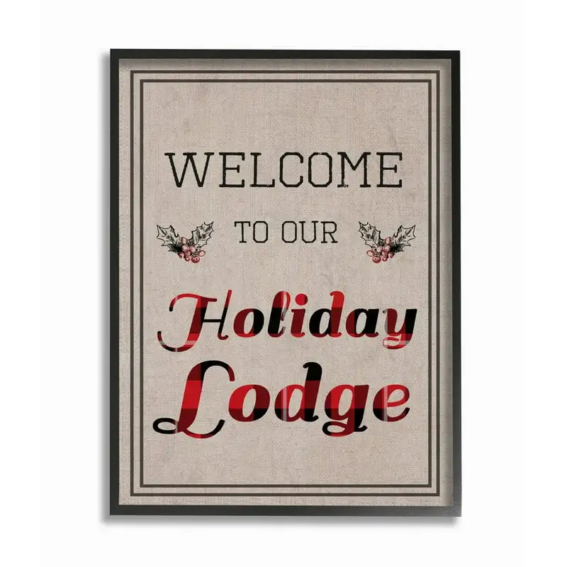 

Stupell Decor Collection Welcome To Our Framed Giclee Texturized Wall Art