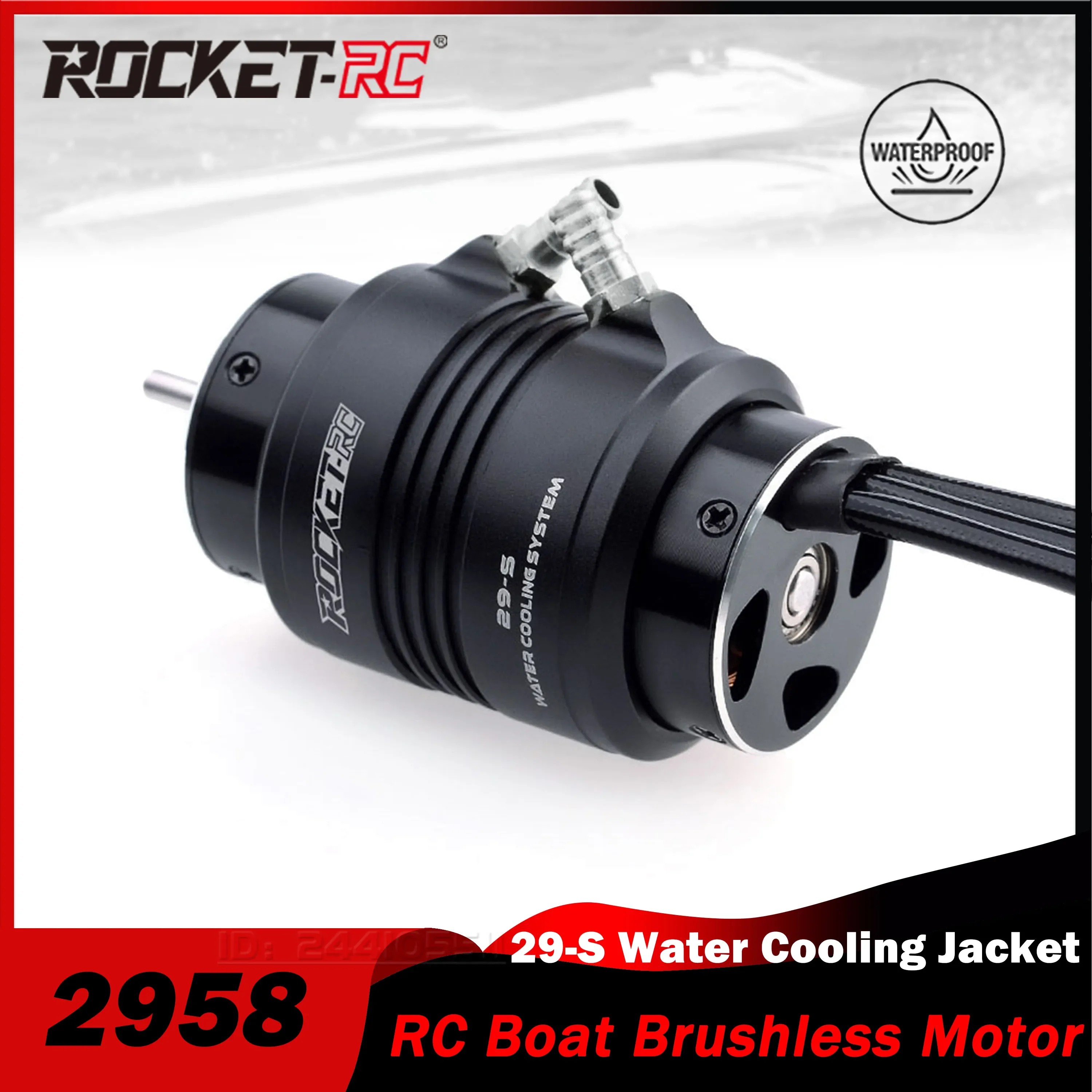 Rocket-RC 2958 3380KV 4200KV 4480KV Водонепроницаемый бессенсорный бесщеточный двигатель 3 175 мм