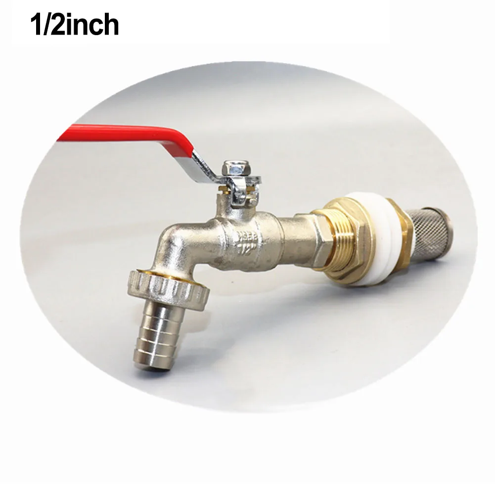 

Fresh Filtered Water at Your Fingertips with this Rain Barrel Outlet Set Brass and Stainless Steel Construction