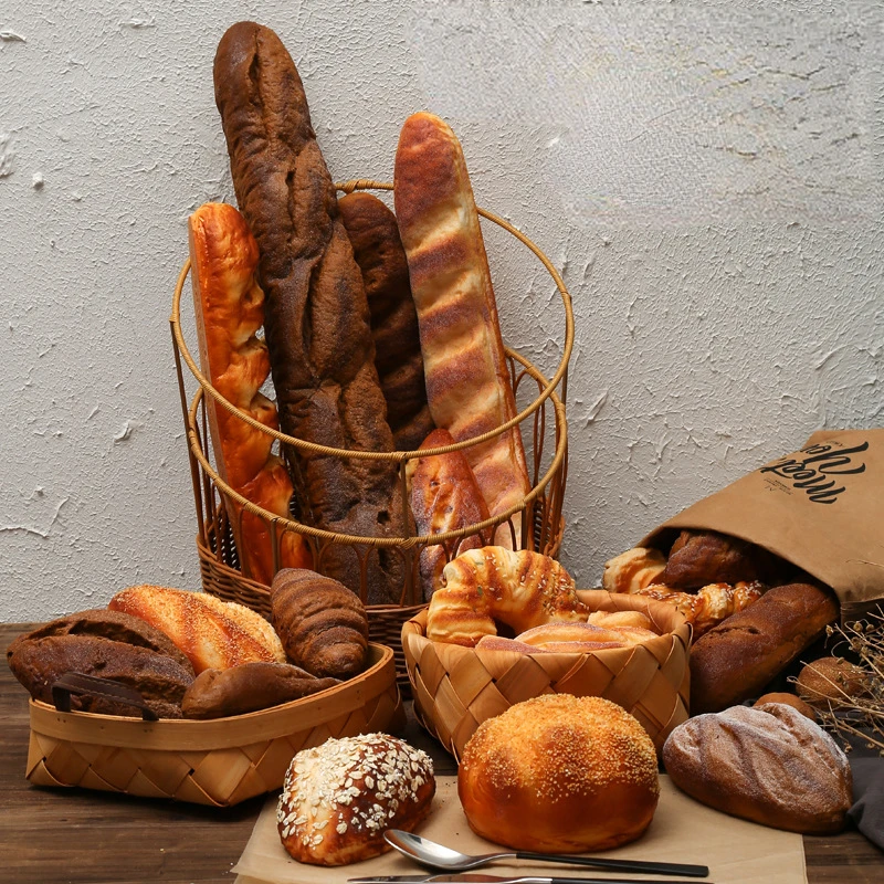 

Artificial Fake Bread Ornaments French Baguette Cake Bakery Model Kitchen Home Decor Kid Toy Donuts Simulation Bread Photo Props