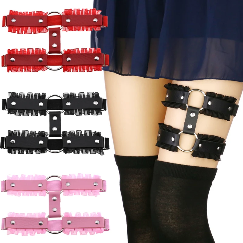 

1 шт., женский кружевной пояс для чулок из искусственной кожи