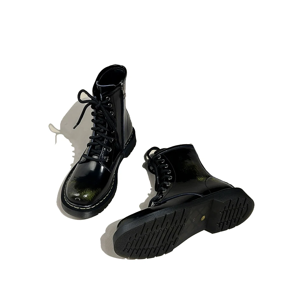 

NIGO Metal Letter Buckle Martin Boots Shoes #nigo51936