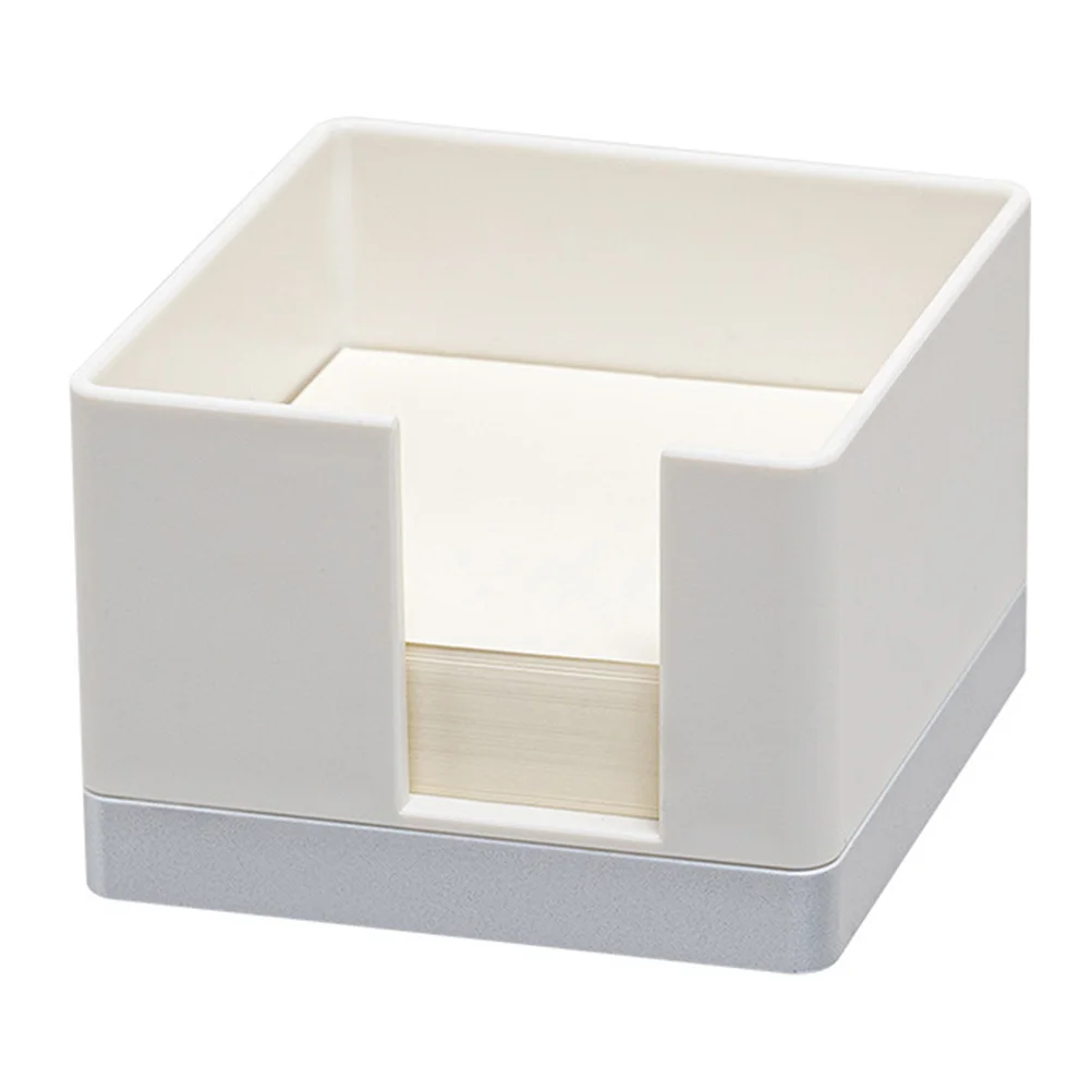 

Label Dispenser Storage Box Memo Pad Notes Paper Gift Desktop Organizer Office Holder Student