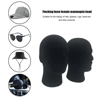 malefemale foam mannequin head model for hat cap wig display stable shop eyeglasses holder cloakroom photography prop