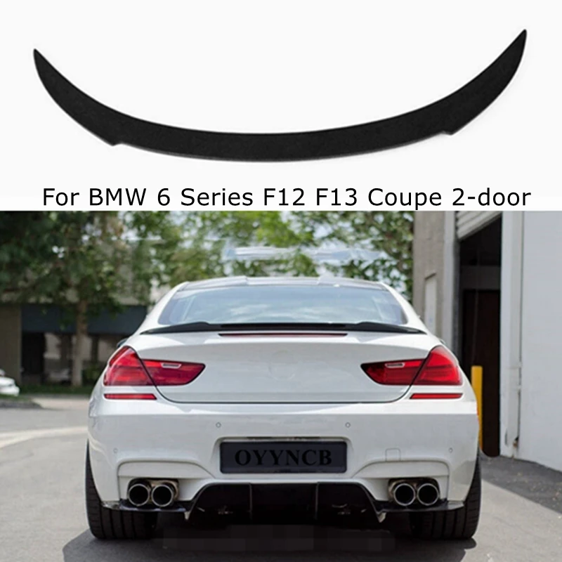 

For BMW 6 Series Coupe 2-door M6 F12 F13 Carbon Fiber Rear Trunk Spoiler Tail Wing 640i 640d 650i 2011 - 2017 Car Styling