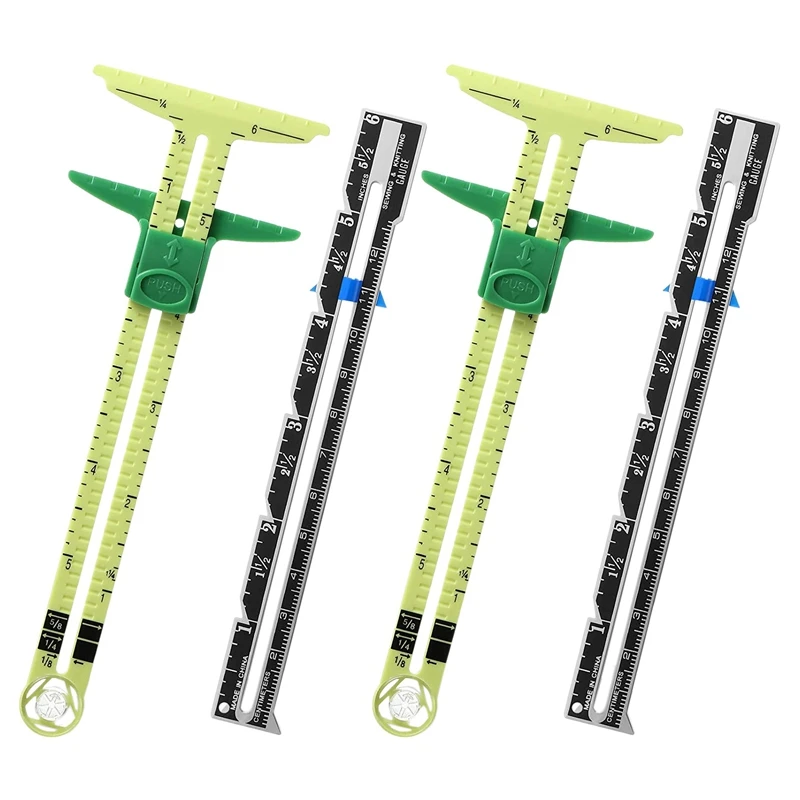 Акция! 4 шт. мерный инструмент для шитья линейка 5 в 1 |