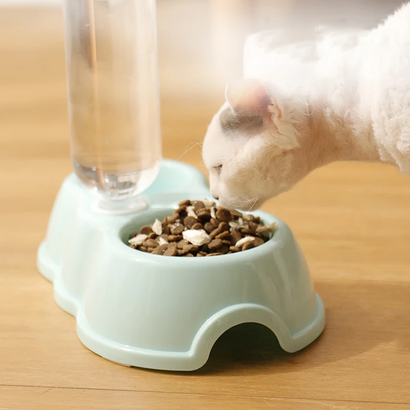 Автоматическая кормушка для домашних животных миска с дозатором воды фонтан