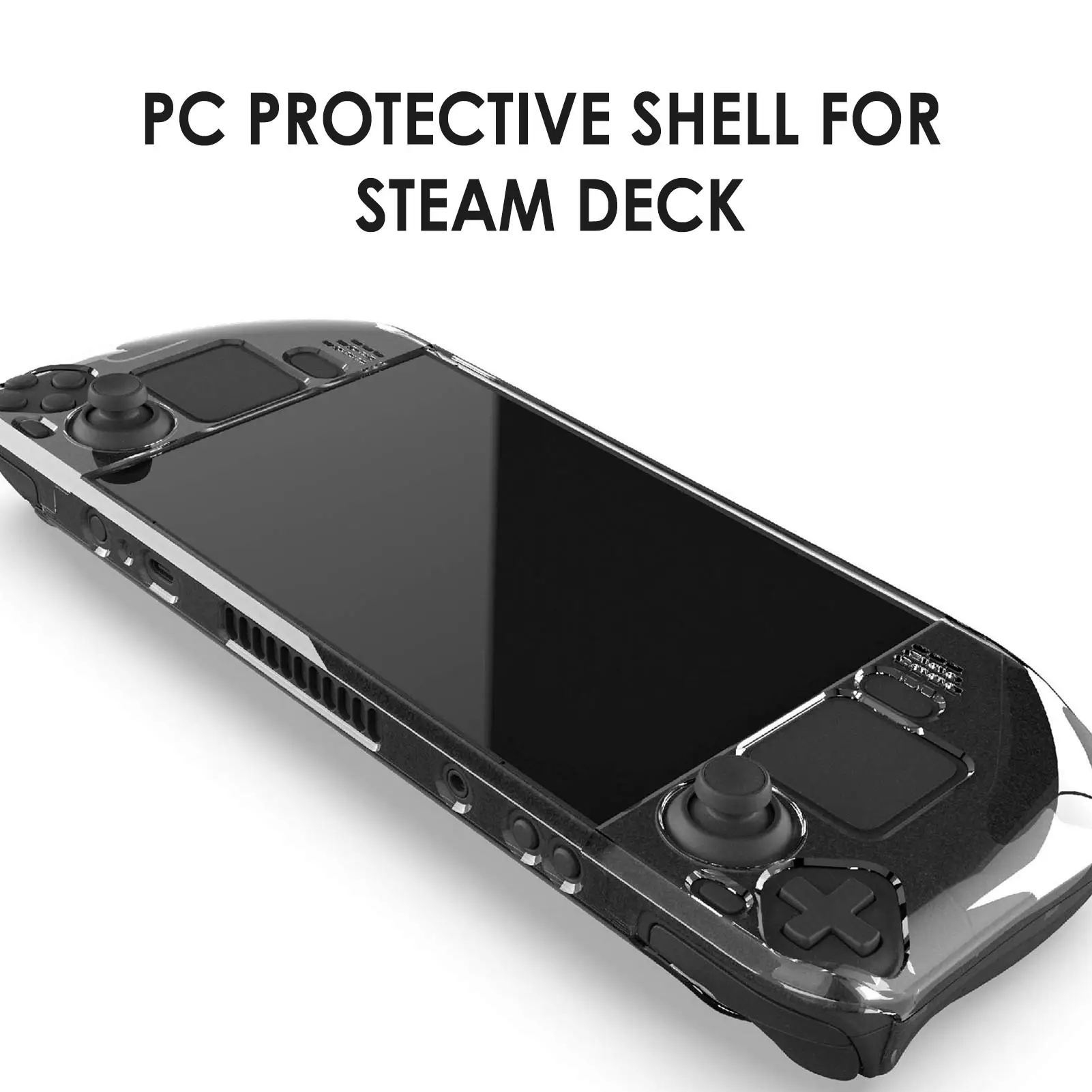 

Transparent PC Hard Case forSteam Deck Host Split Crystal Anti-scratch Protective Cases Cover for Steamdeck Game Console Shell
