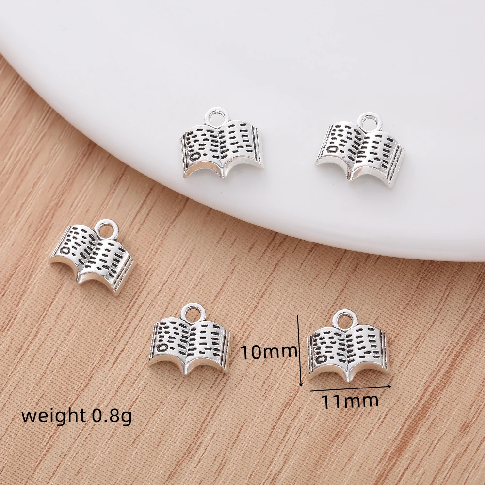 

30pcs Exquisite Fashion Book Charms for Women's DIY Jewelry Making Supplies Accessories Pendant Necklace Earring