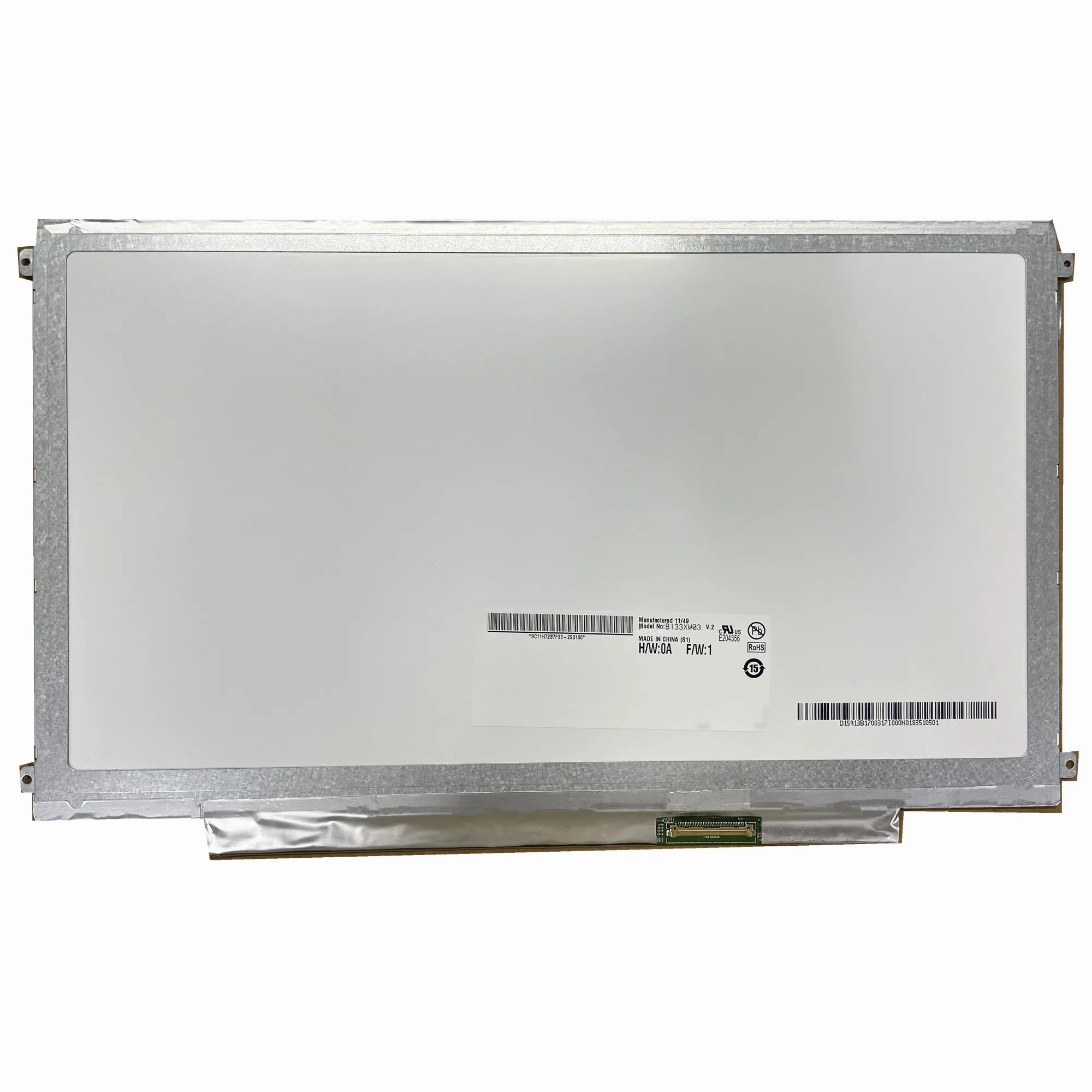 

B133XW03 V.2 B133XW03 V.3 B133XW01 V2 V7 LT133EE09300 LP133WH2-TLA4 Left + Right 2 Screw Holes 1366*768 LVDS 40 Pins