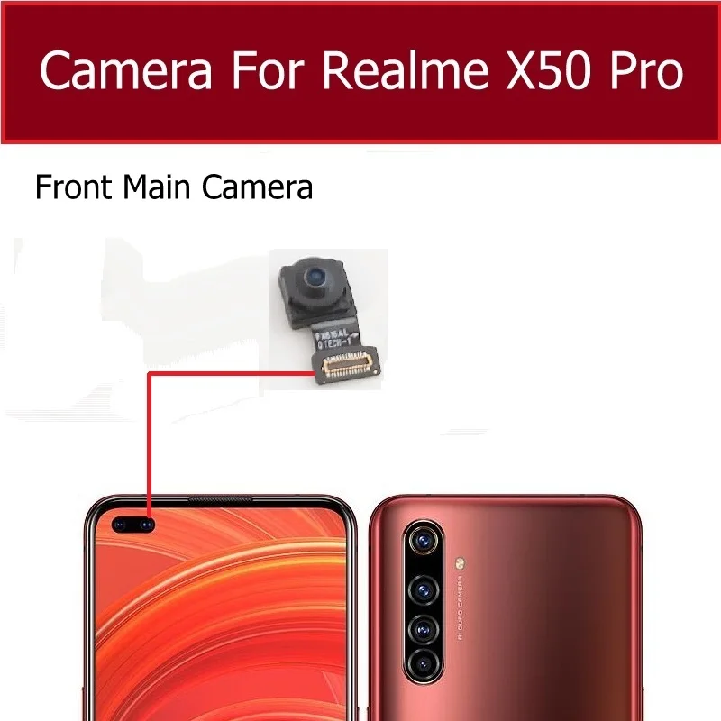 Для Oppo Realme X50 Pro 5G задняя фронтальная камера мини сова основная ультраширокая |