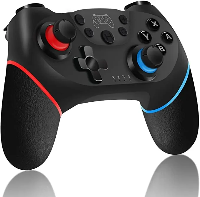 

NEW2023 Bluetooth kompatybilny Pro Gamepad dla N-Switch NS-Switch NS przełącznik NS konsoli bezprzewodowy pad do gier gra wide