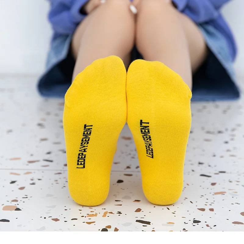 7 Pairs Week Day Sock Women Cotton Casual Ladies Hosiery Trendy Cool Female Harajuku Streetwear Student Short Sock Set 14 Pcs