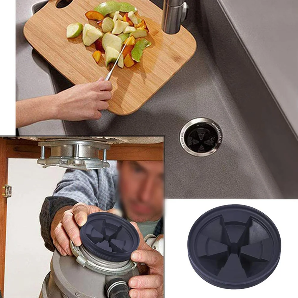 

1PC Black Rubber Garbage Stopper Garbage Disposal Splash Guard Sink Baffle Food Waste Disposer Replacement Garbage Disposa