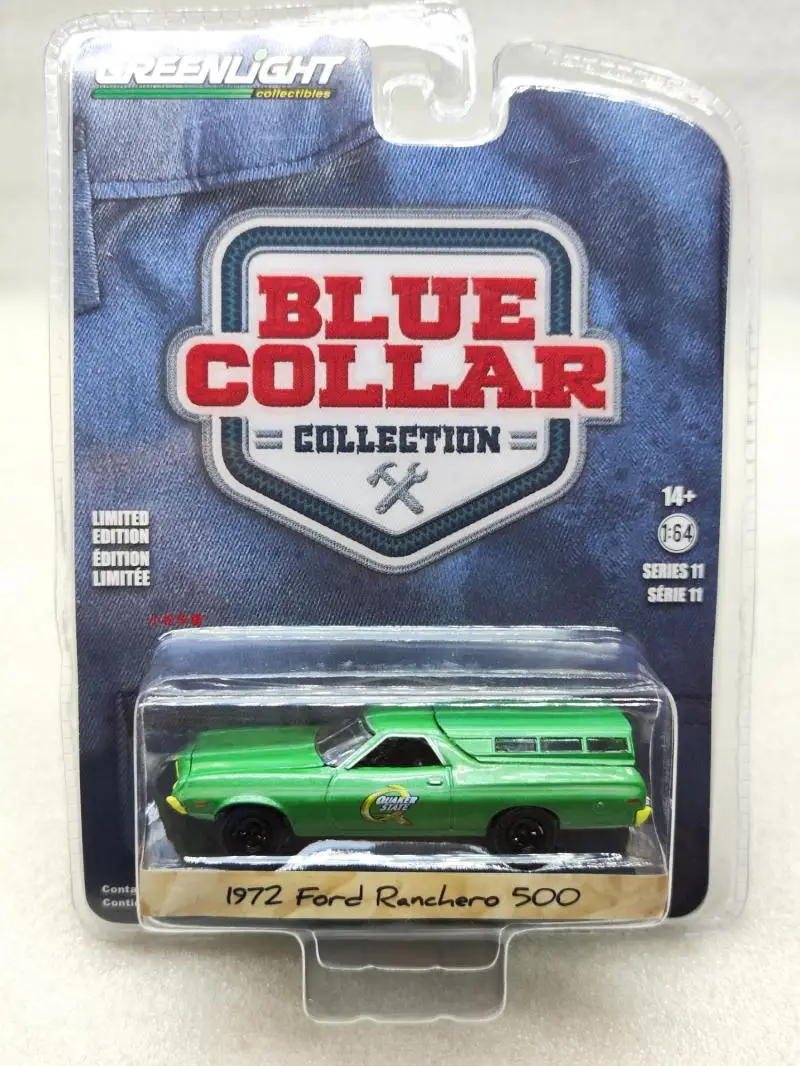 

GreenLight 1/64 1972 Ford Ranchero 500 Collection Simulation Alloy Car Model Children Toys