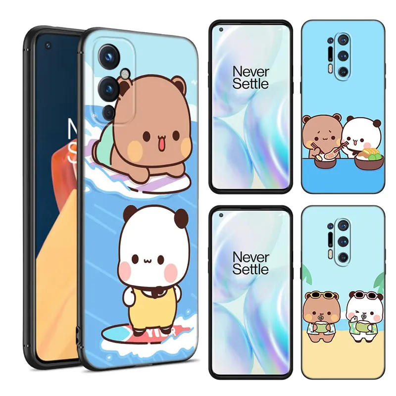 Cute BuBu DuDu Black Silicone чехол для телефона OnePlus 9 10 11 12 ACE 2V Pro 9RT 10T 10R Nord CE 2 3 Lite N10 N20 N30 5G