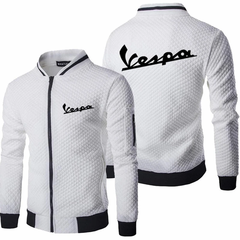 

anime male jacket for wasp casual hiphop car logo printing harajuku gradient high quality cotton male baseball jacket sweater