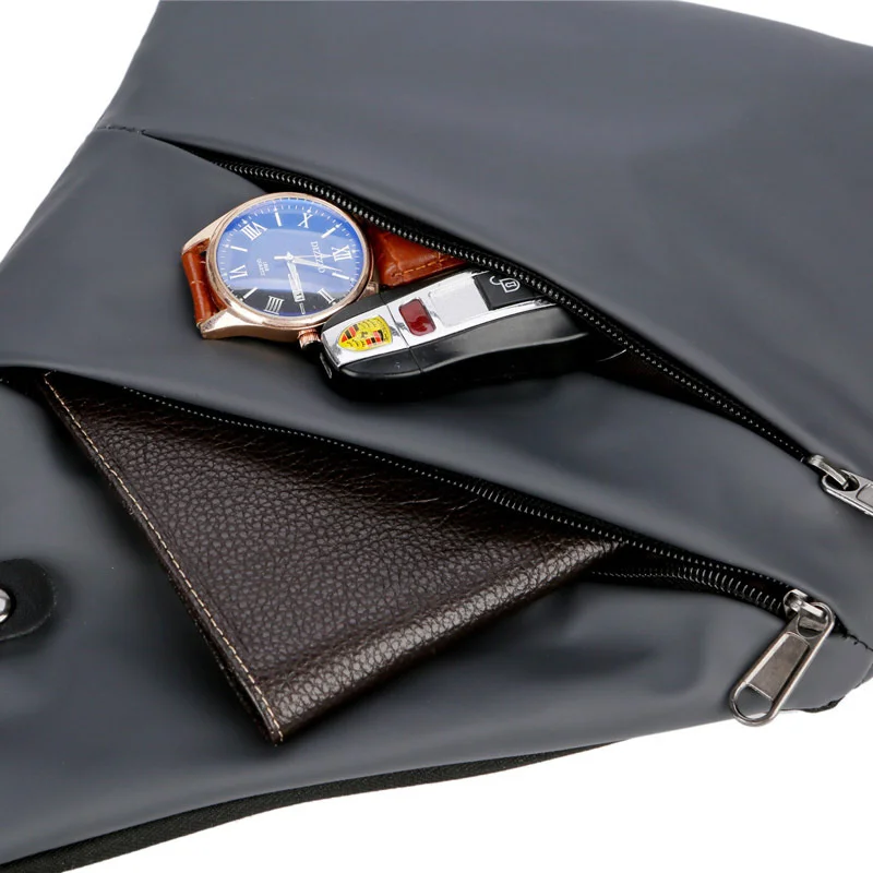 Мужская нагрудная сумка с отделением для телефона