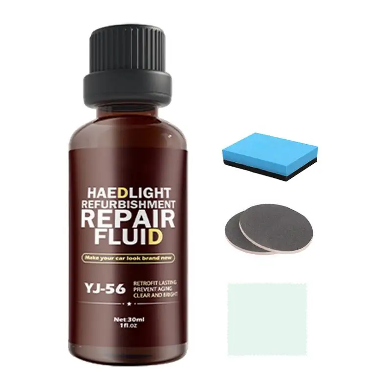 

Полироль для фар Очиститель фар Ремонт Ремонт Жидкость для обновления линз фар Восстановитель мощных для пожелтения