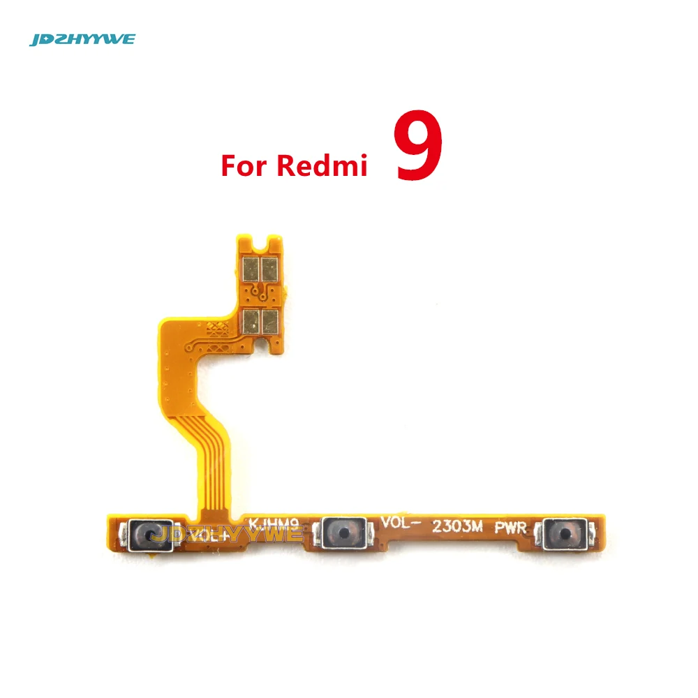 Боковая кнопка громкости гибкий кабель для Xiaomi Redmi 9 9T 6 Pro 6A 7 7A 8A Note 8 4G 9s ВКЛ./ВЫКЛ.
