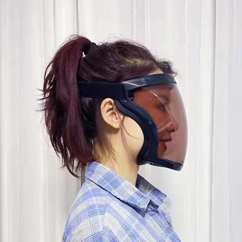 

Work Protection Mask Transparent Facial Protector Face FaceMask Protective Outdoor Heating Home Kitchen Tools Full Face Mask