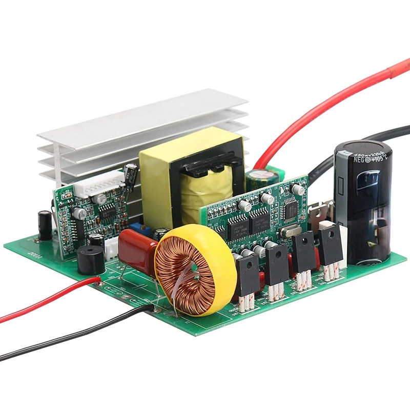 

independently written chip accessories 500W solar pure sine wave grid tie inverter PCB radiator