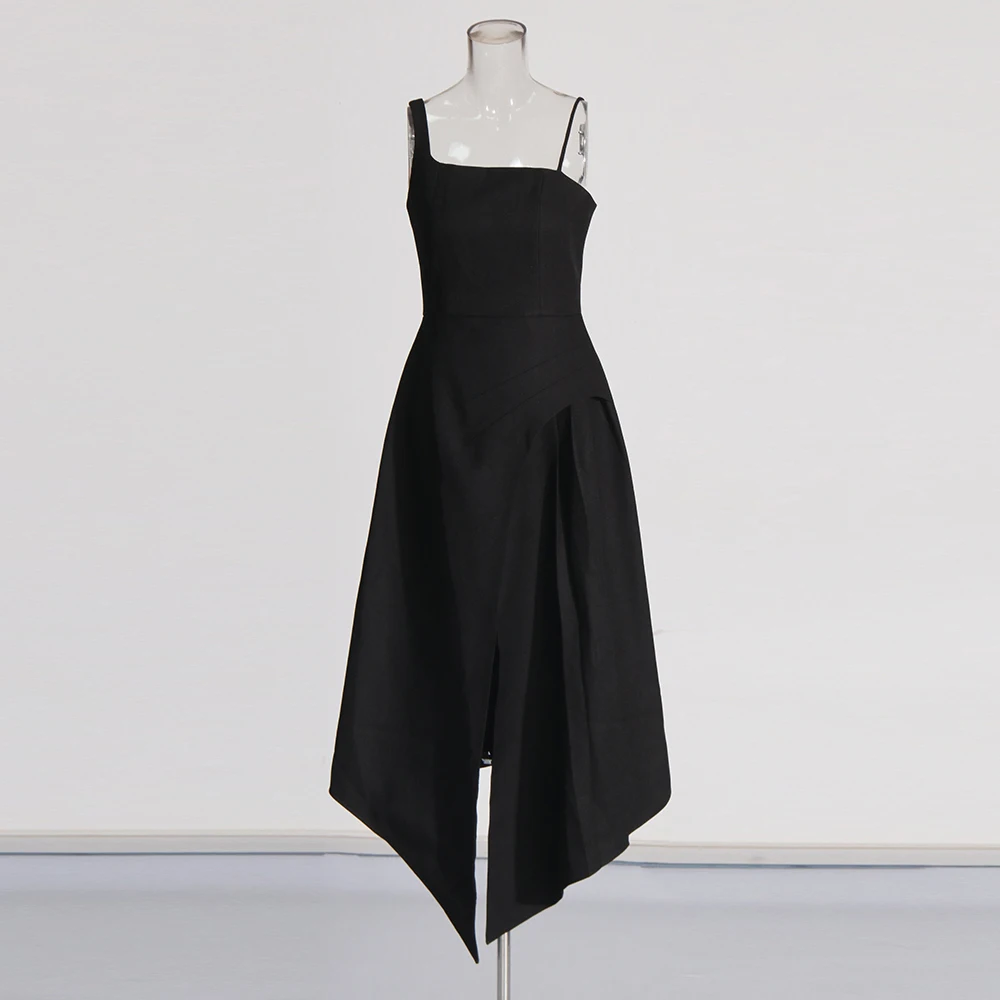 TWOTWINSTYLE съемный плащ элегантные платья для женщин квадратный воротник без