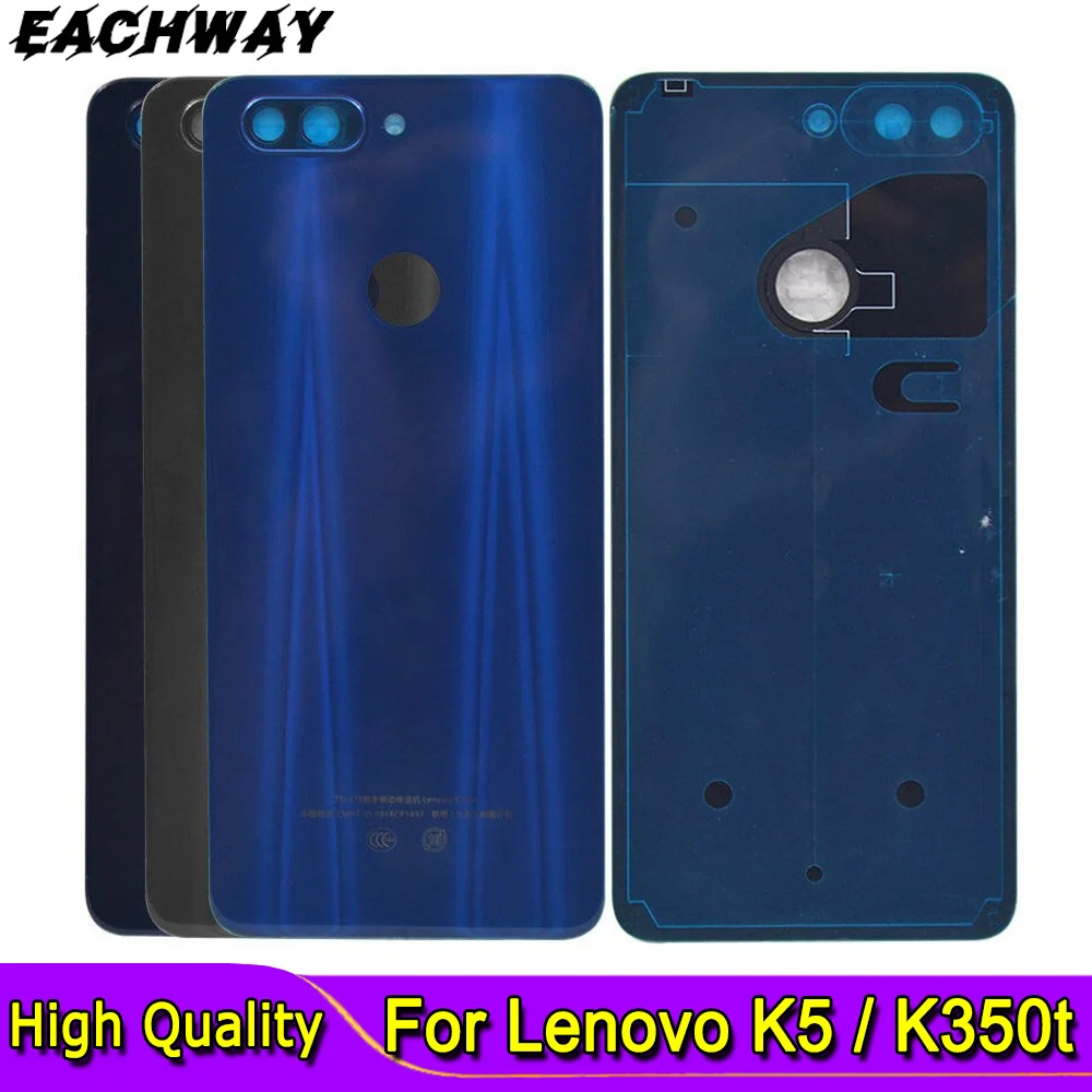Новая крышка 5 7 дюйма для Lenovo K5 задняя батарейного отсека задний корпус с крышкой