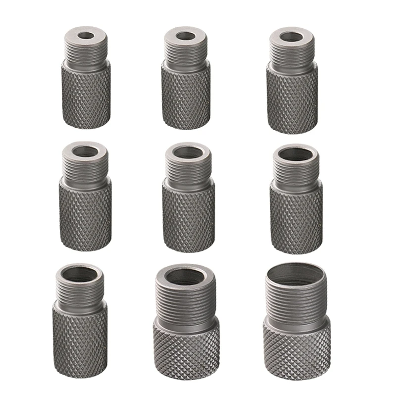 

Woodworking Tool Three-in-One Dowel Pocket Hole Jig M14 4-10mm M18 10/15mm Dowel Drilling Sleeve Durable Stainless Steel