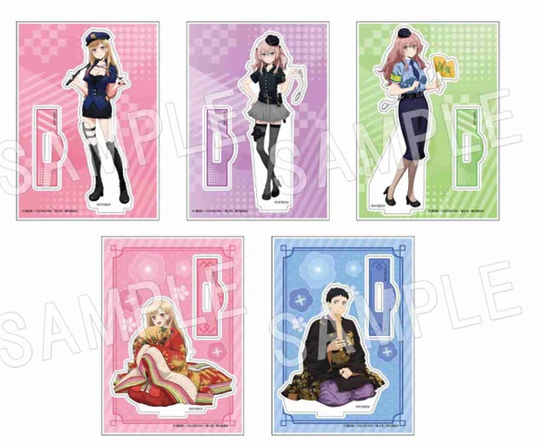 

Anime My Dress-Up Darling Inui Shinju Inui Shinju Kitagawa Marin Uniform Kimono Acrylic Stand Figure Model Table Decor Cosplay