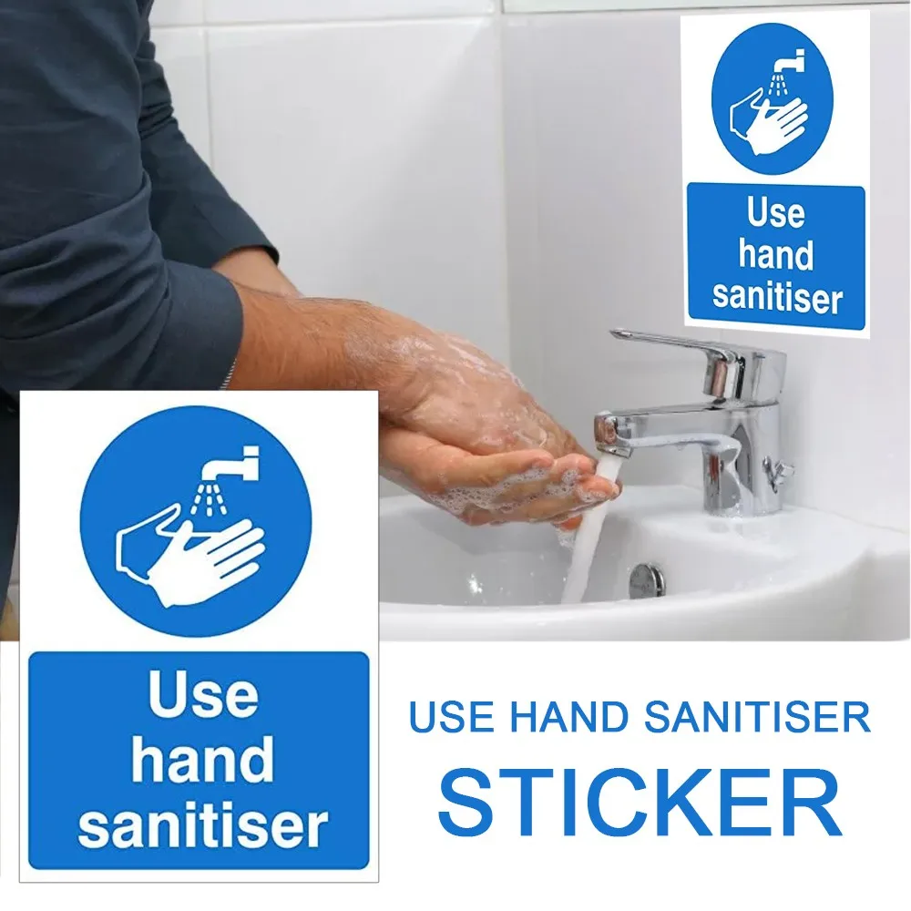 

Things to Hang on Bedroom Walls Use Hand Sanitiser Sign 150mm x Flower Wallpaper And Peel Decorative Wall Tiles for Bathroom