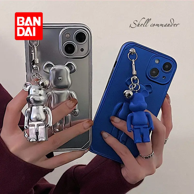 

3D чехол Bandai для IPhone 13, 13Pro, 12, 12Pro, 11 Pro, X, XS, Max, XR, 7, 8 Plus, мультяшный чехол на заднюю панель телефона, трендовый бренд, мягкие милые чехлы