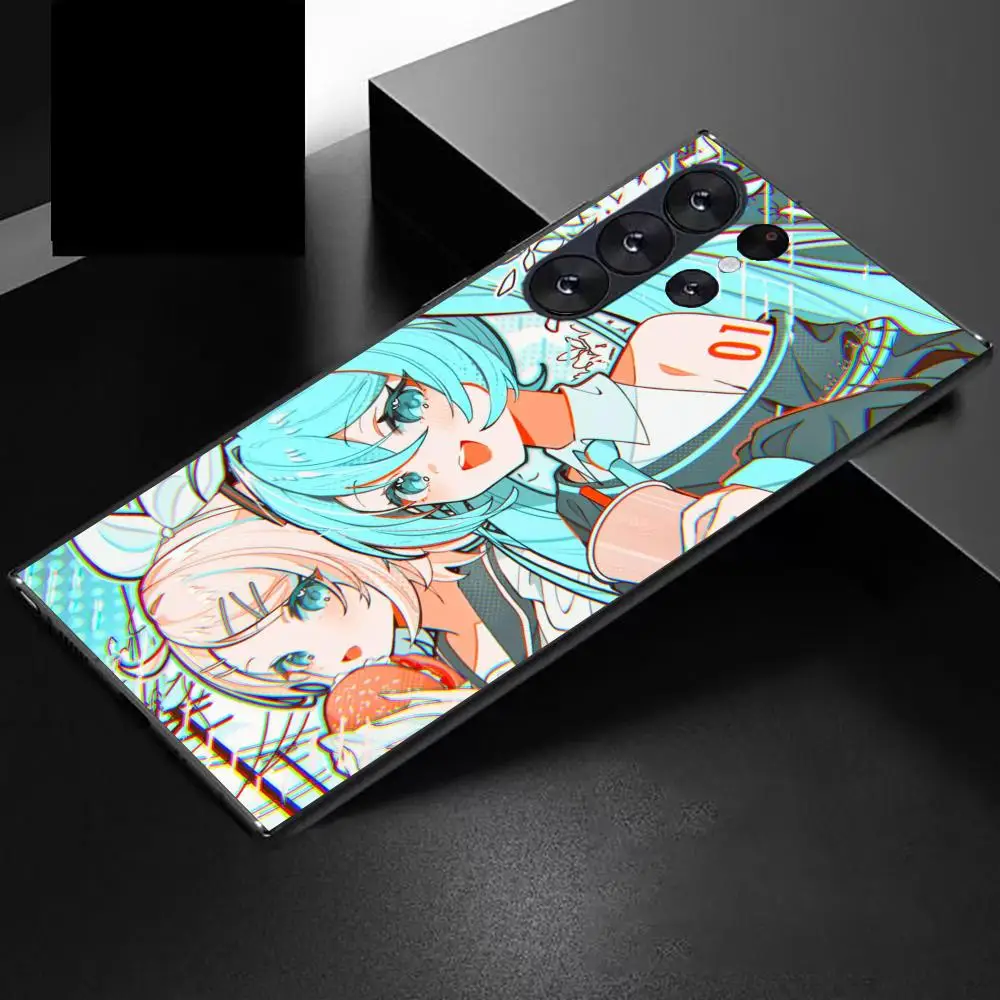 Фото Чехол для телефона с японским аниме H-Hatsune M-Miku для Samsung Galaxy S25 Ultra S22 S23 S24 Ultra S21 S20 5G, защитный мягкий силиконовый ТПУ №1