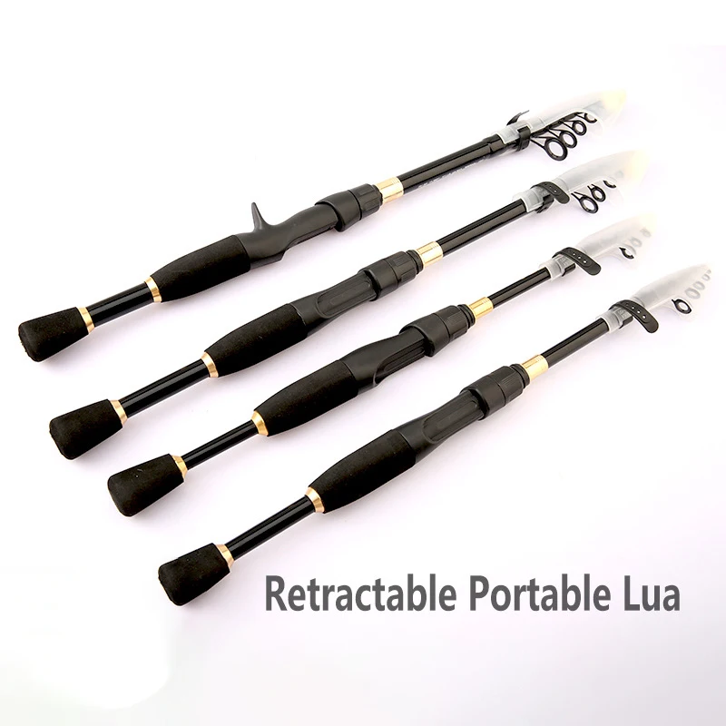 

Portable Casting Spinning Carbon Fiber Telescopic Retractable Lure Rods Fishing Equipment Fishing Rod EVA Handle