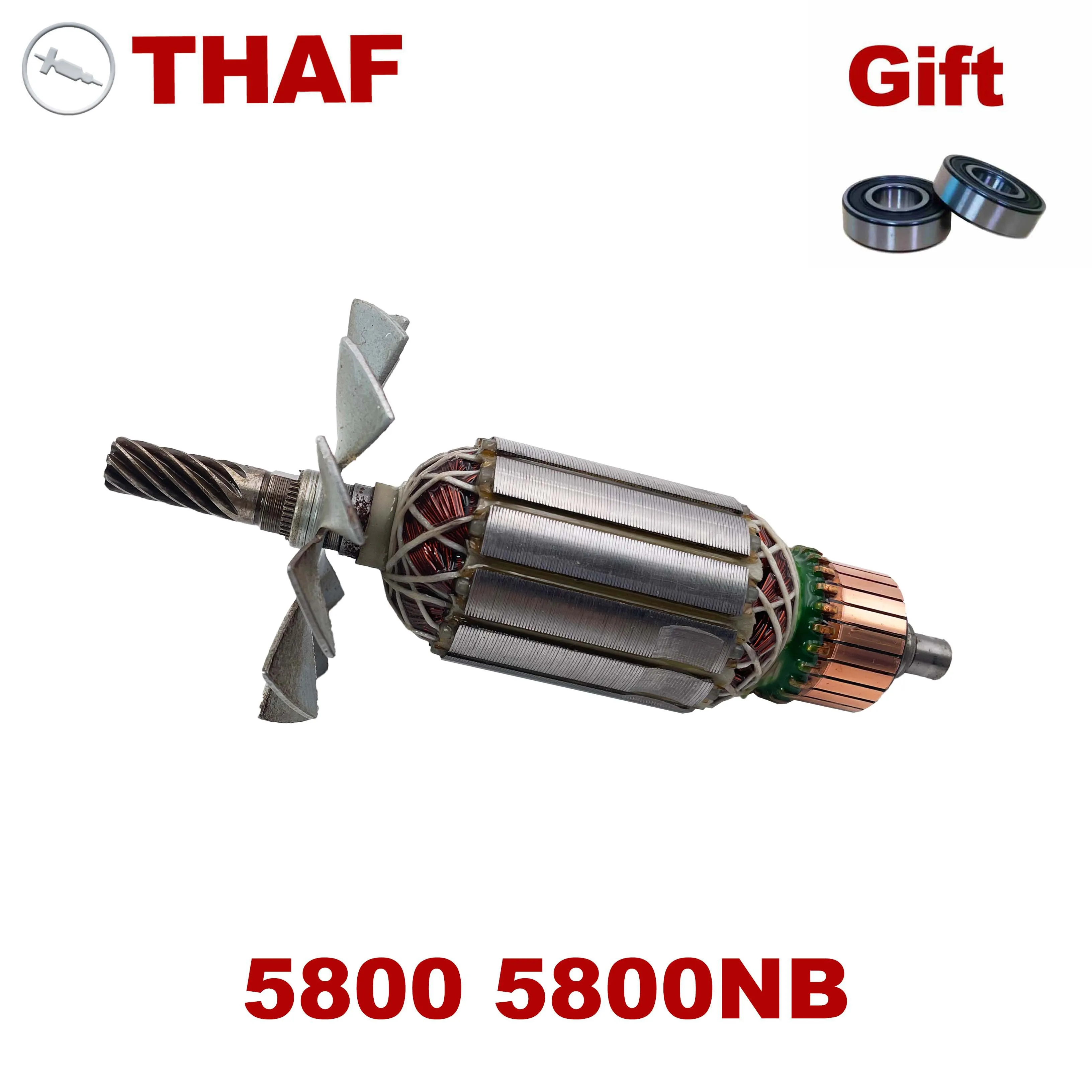 AC220V-240V Якорь ротор замена для Makita РУЧНАЯ ЦИРКУЛЯНАЯ ПИЛА 5800NB 5800