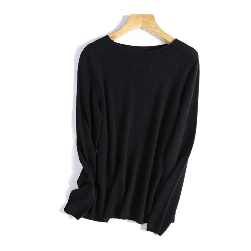 

2022 Casual long-sleeved new V-neck all-match solid color bottoming shirt gray