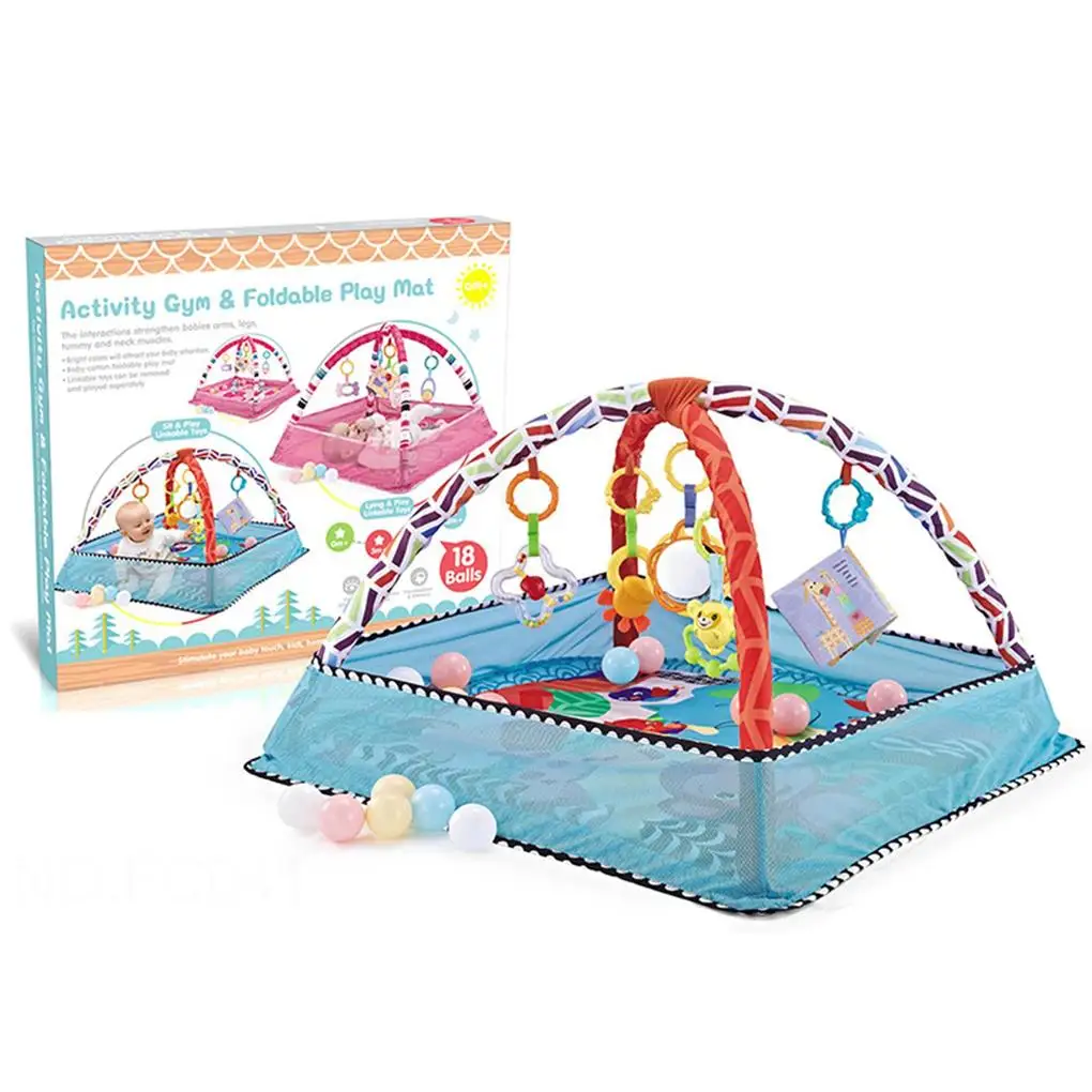 

Baby Tent Crawling Game Blanket Mat Kids Rack Gym Educational Toy Rug Infant Fence Carpet Accessories Supplies