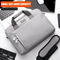 laptop sleeve laptop bag13 3 14 15 6 17inch waterproof notebook bag for macbook air pro computer shoulder handbag briefcase bag