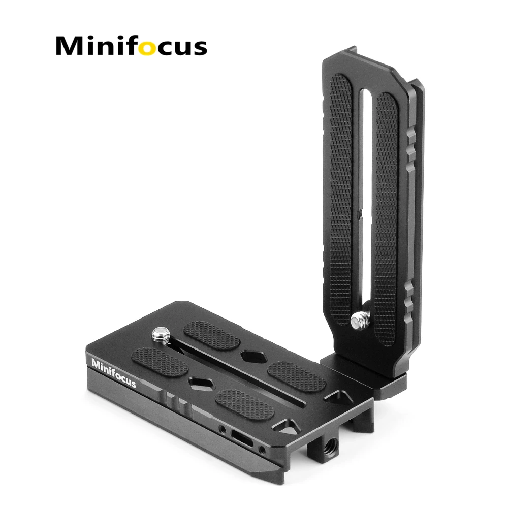 Фото Вертикальный кронштейн Minifocus, L-образная пластина для Zhiyun WEEBILL LAB WEEBILL S Crane 2 3 DJI Gimbal Stabilizer, БЫСТРОРАЗЪЕМНАЯ пластина №2