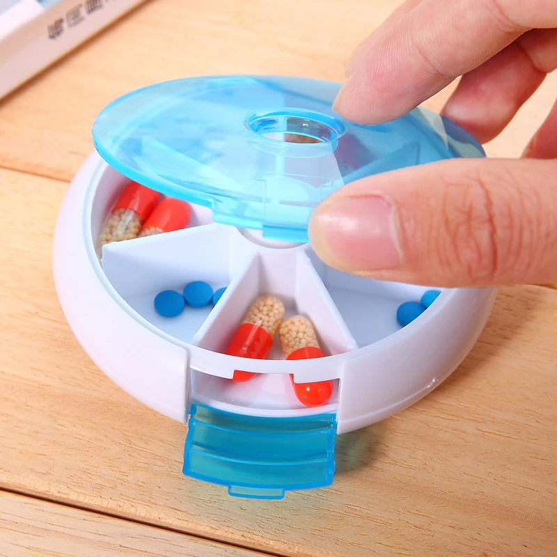

Creative Clip Holders mini 7 Slots Desk Organizer Travel clip stationery Box tablet D esk Holder Office Supplies random color