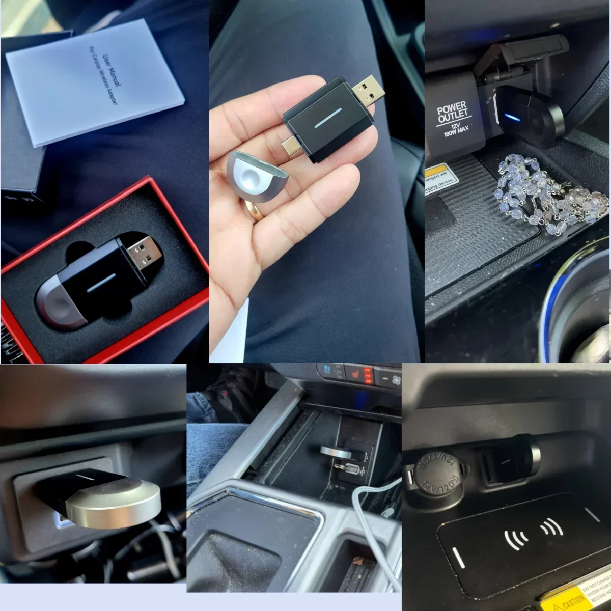 Фото Для Phoebus link Портативная коробка Carplay Ai Умное автомобильное игровое устройство Беспроводной адаптер Carplay Android Auto №1