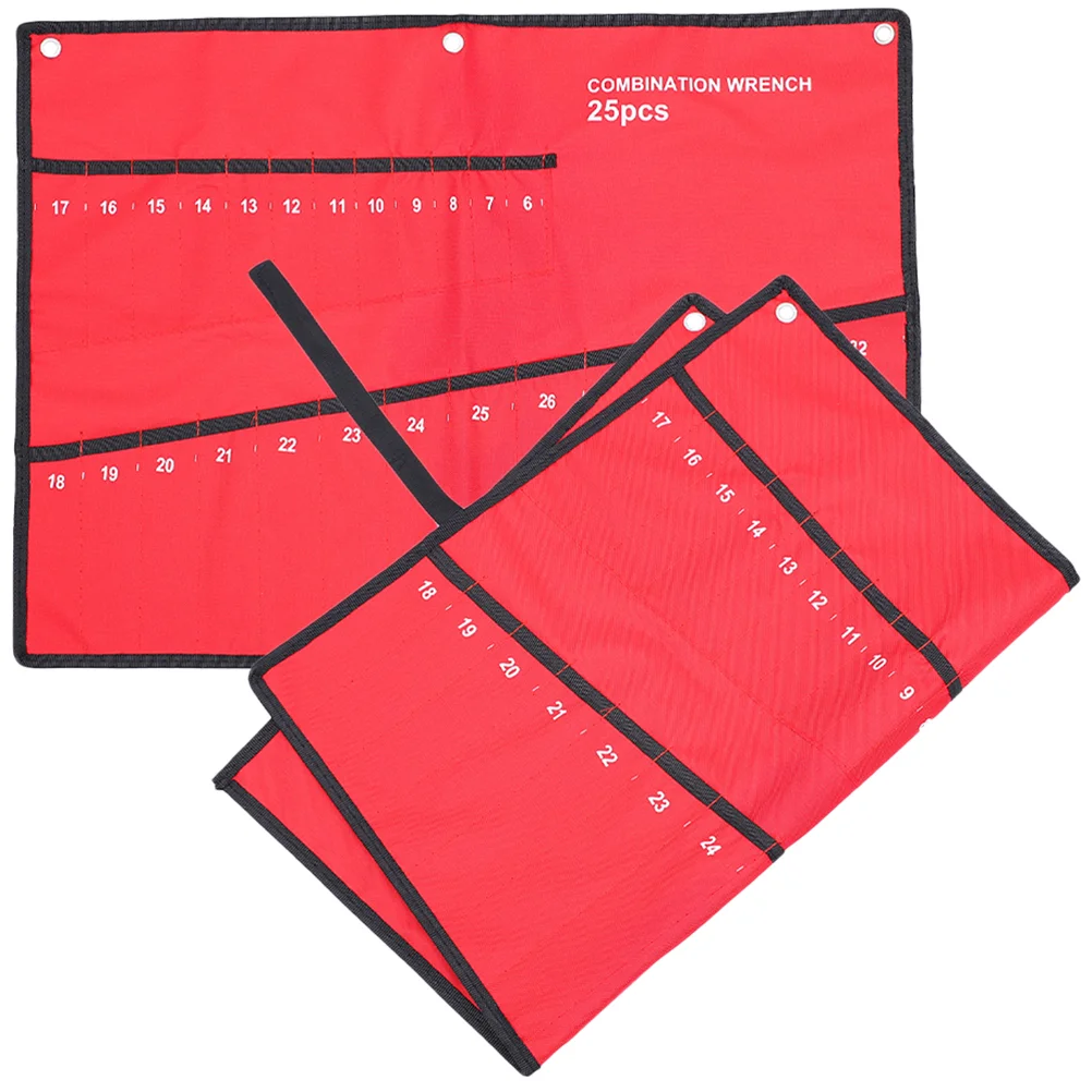 

2 Pcs Wrench Bag Canvas Tool Pouch Multifunctional Storage Tools Hanging Electrician Bags Repair