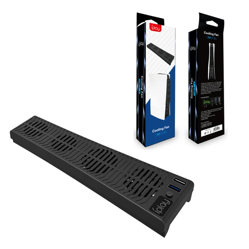 

Вентилятор охлаждения для PS5, эффективная система охлаждения, внешний хост-вентилятор с USB-портом для игровой консоли Sony Playstation5, аксессуары