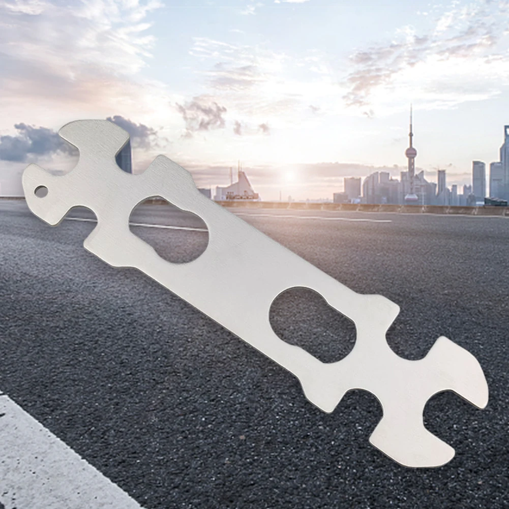 

Велосипедный ключ из нержавеющей стали Портативный горный велосипед спицевой ключ прочный легкий лист многофункциональные велосипедные а...