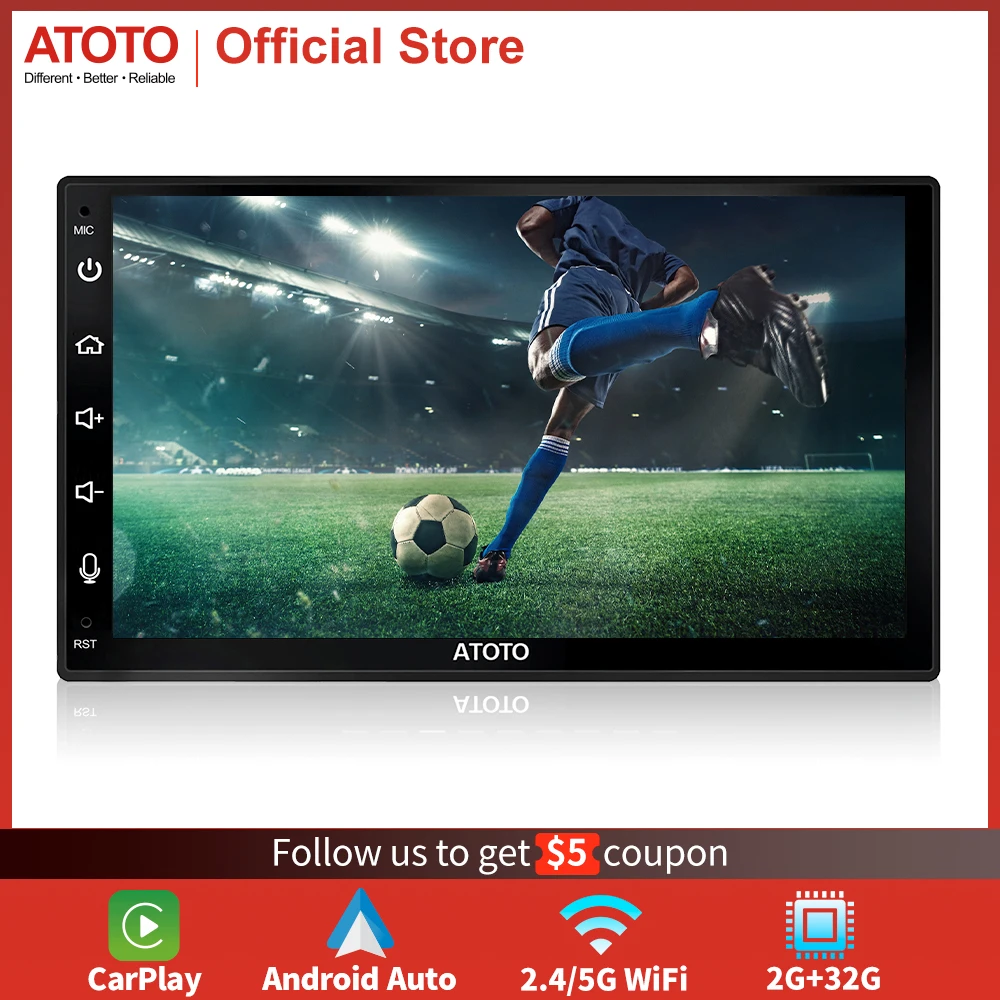 Автомобильная магнитола ATOTO стерео-система на Android с 7 &quotсенсорным экраном