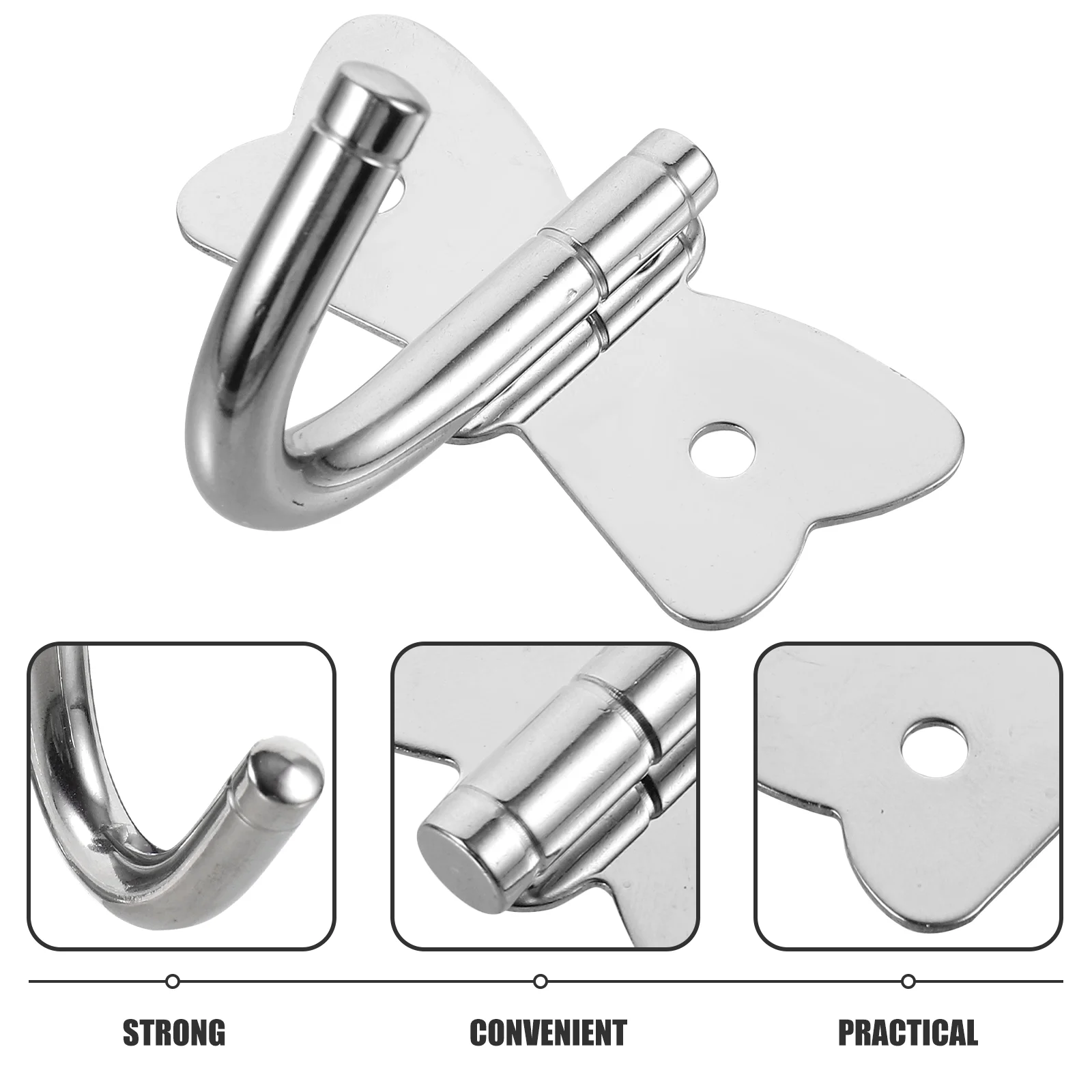 Крючок Guqin из нержавеющей стали настенная вешалка для пианино бытовая с