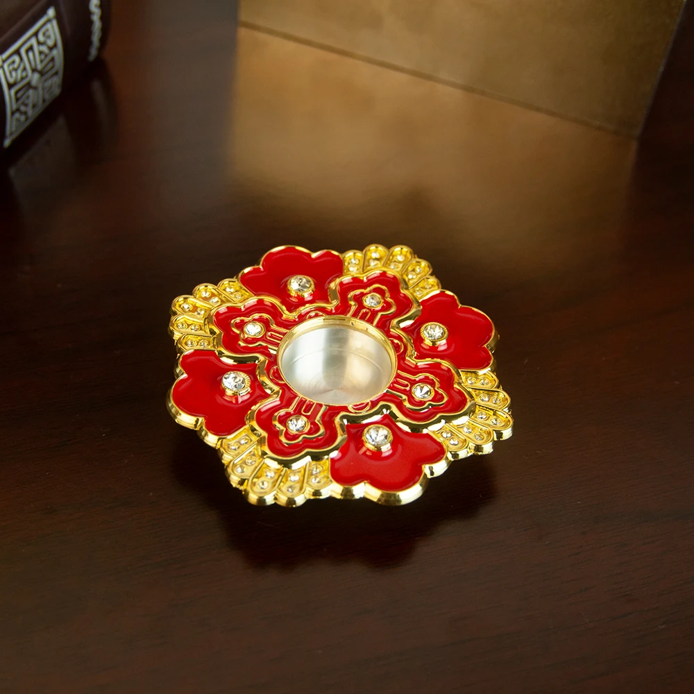 Gold Plated Monstrance With Shiny Polish Finishing Round Shape Embossed Design Excellent Quality Church Relic